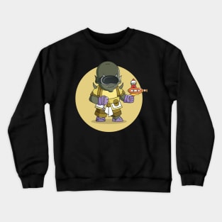 Relic Hunters - Dark Green Orc with Yellow Clothes Crewneck Sweatshirt